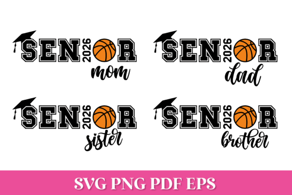 2026 Basketball Senior Mom and Family