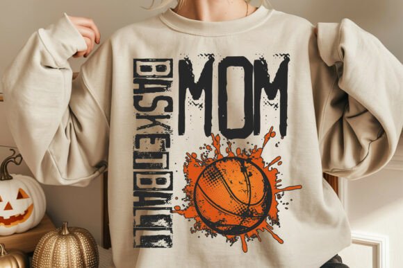 Basketball Mom Typography Design