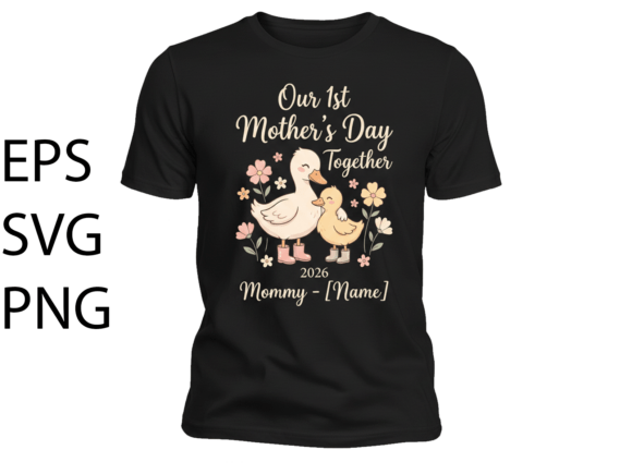 Custom 1st Mothers Day 2026 SVG