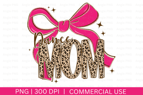 Dance Mom Pink Coquette Bow PNG
