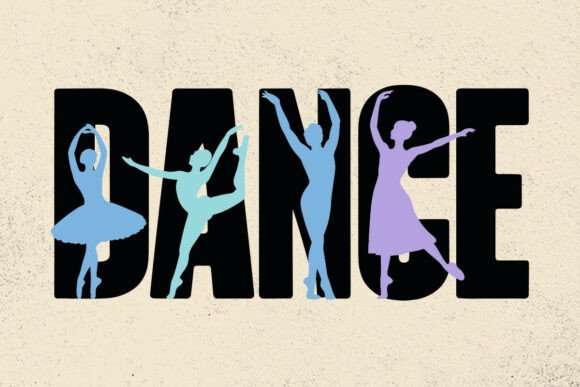 Dance SVG T-Shirt Design, Ballet Dancer