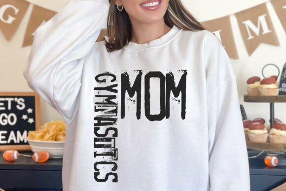 Gymnastics Mom Typography Design