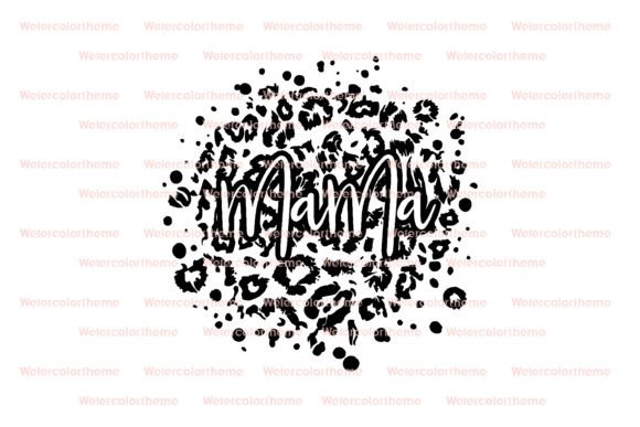 Leopard Print Mama SVG