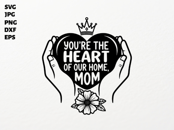 Queen Mother Home SVG for Cricut